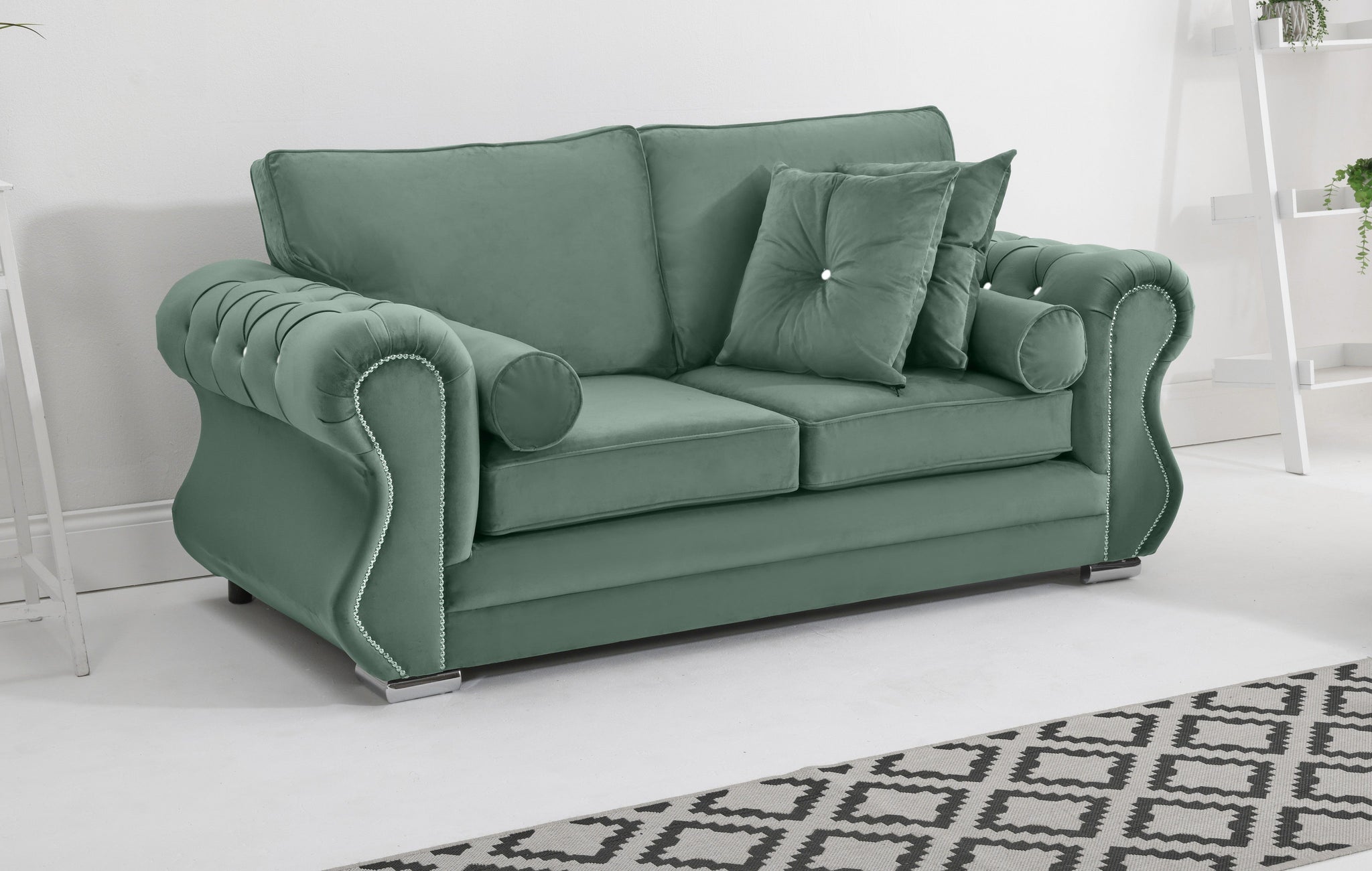 Elowen 3+2 Fullback + Diamonds + Extra Cushions