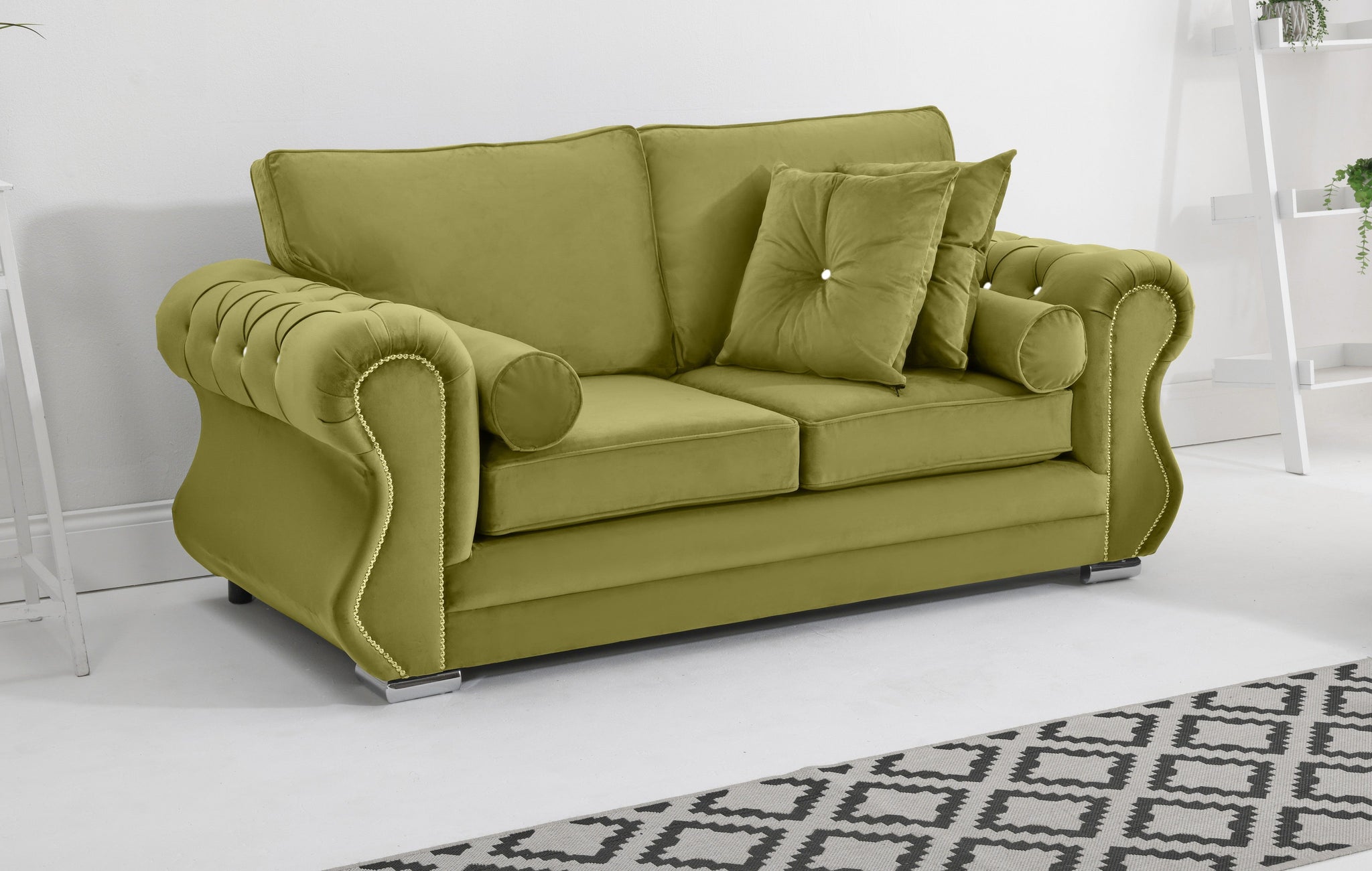 Elowen 3+2 Fullback + Diamonds + Extra Cushions