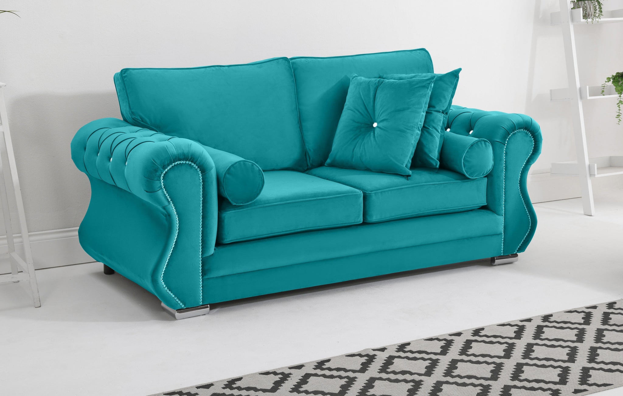 Elowen 3+2 Fullback + Diamonds + Extra Cushions