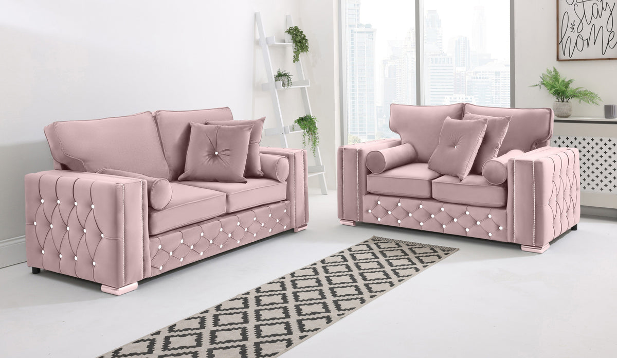 Arlo 3+2 Fullback + Extra Cushions + Diamonds