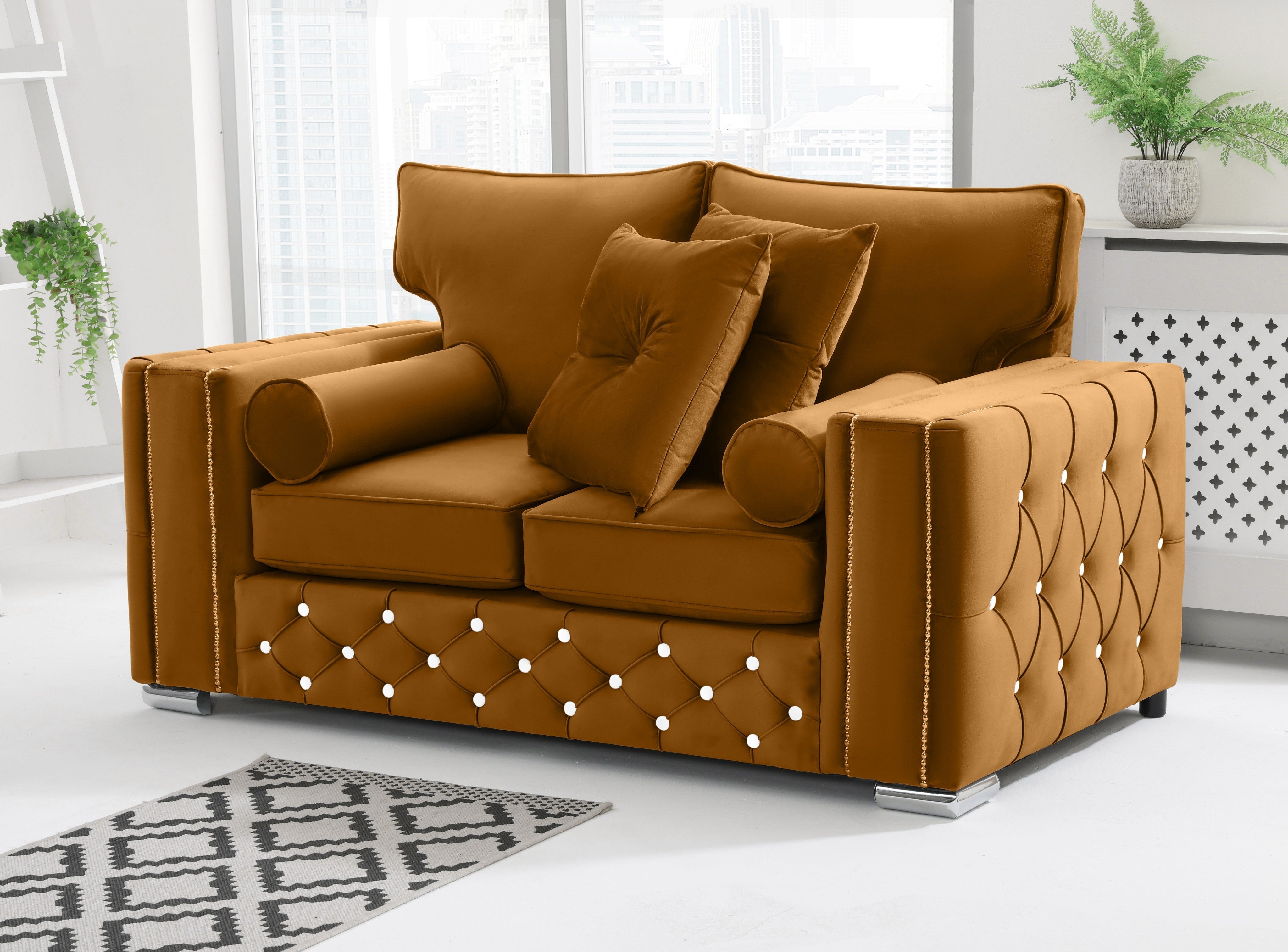 Arlo 3+2 Fullback + Extra Cushions + Diamonds