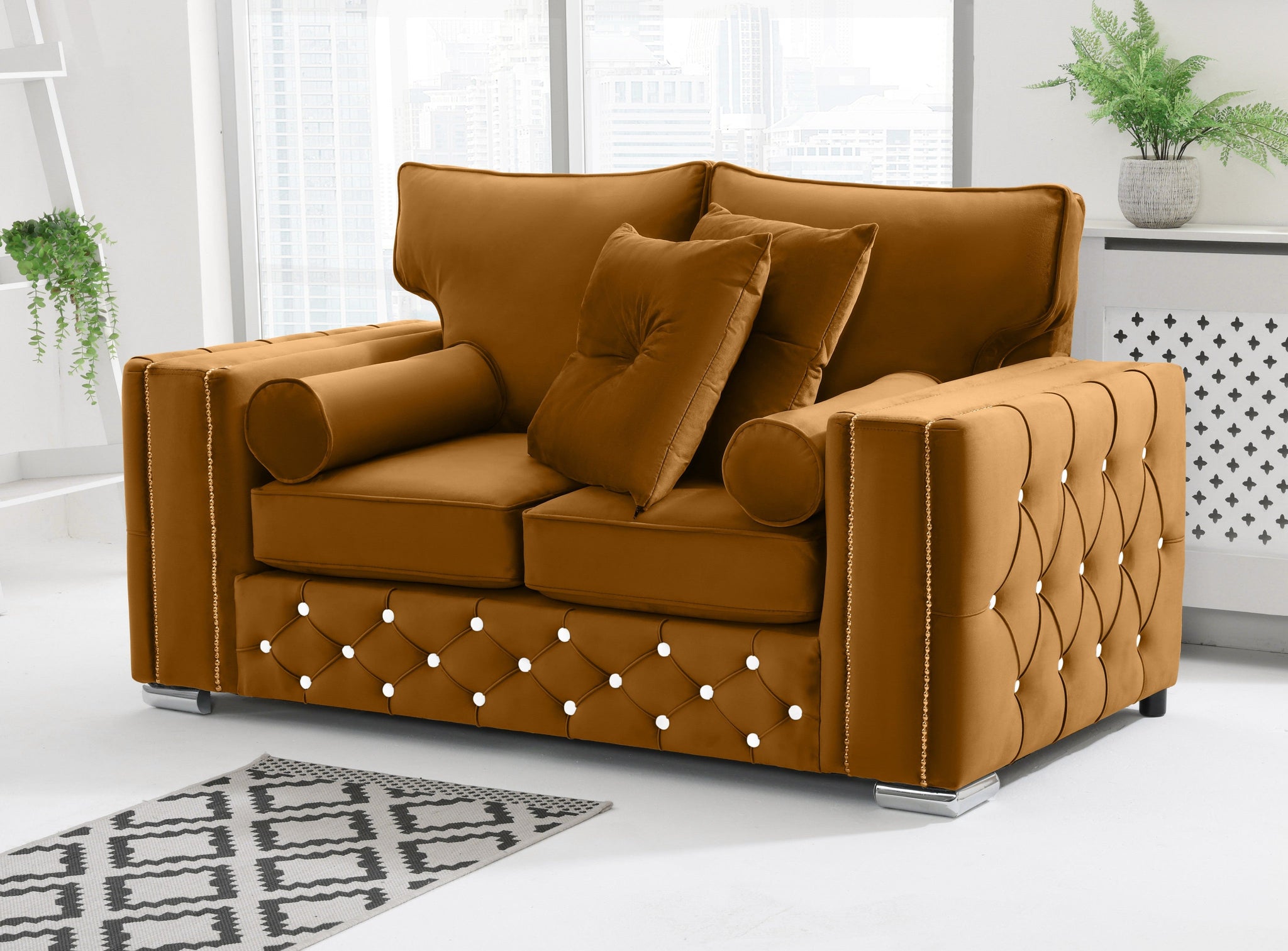 Arlo 3+2 Fullback + Extra Cushions + Diamonds