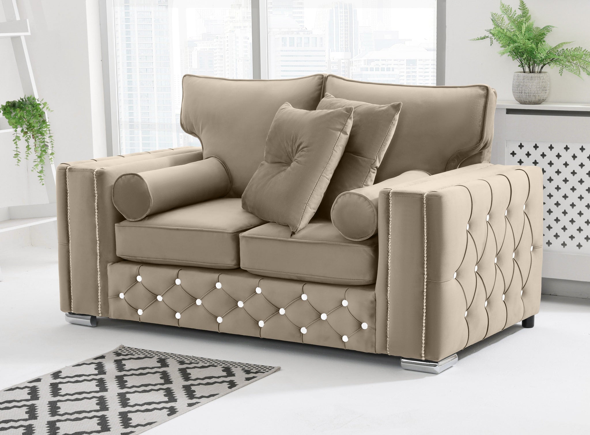 Arlo 3+2 Fullback + Extra Cushions + Diamonds