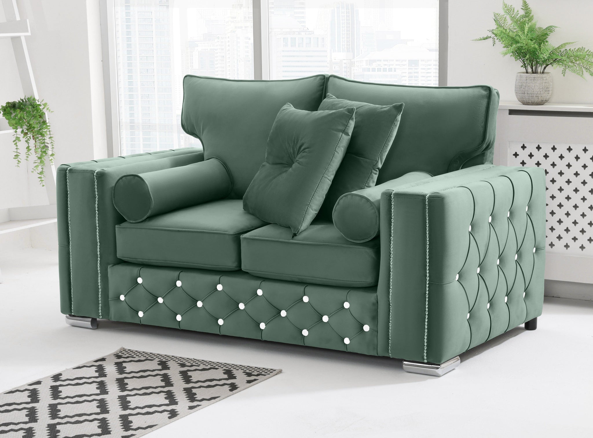 Arlo 3+2 Fullback + Extra Cushions + Diamonds