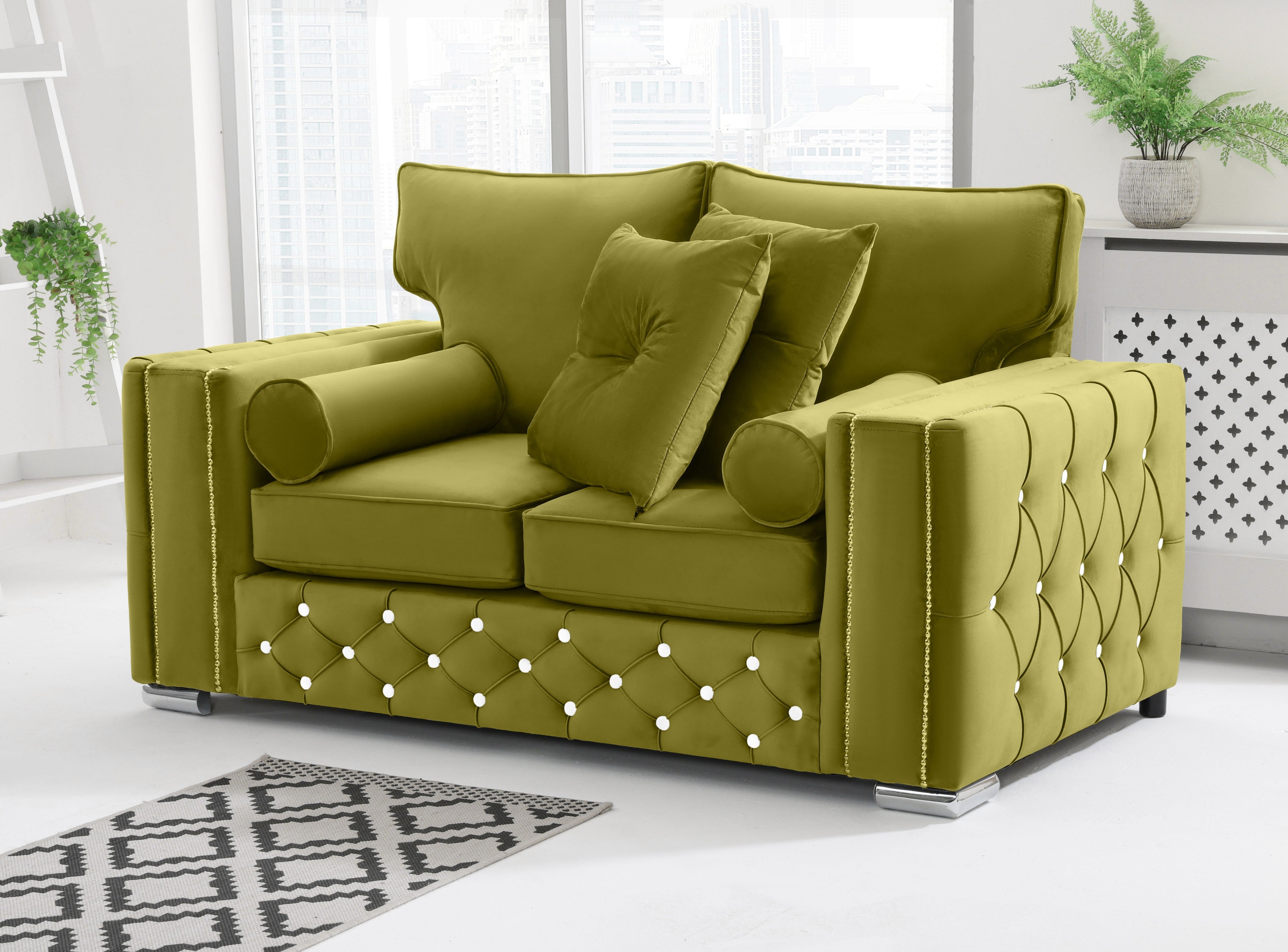 Arlo 3+2 Fullback + Extra Cushions + Diamonds