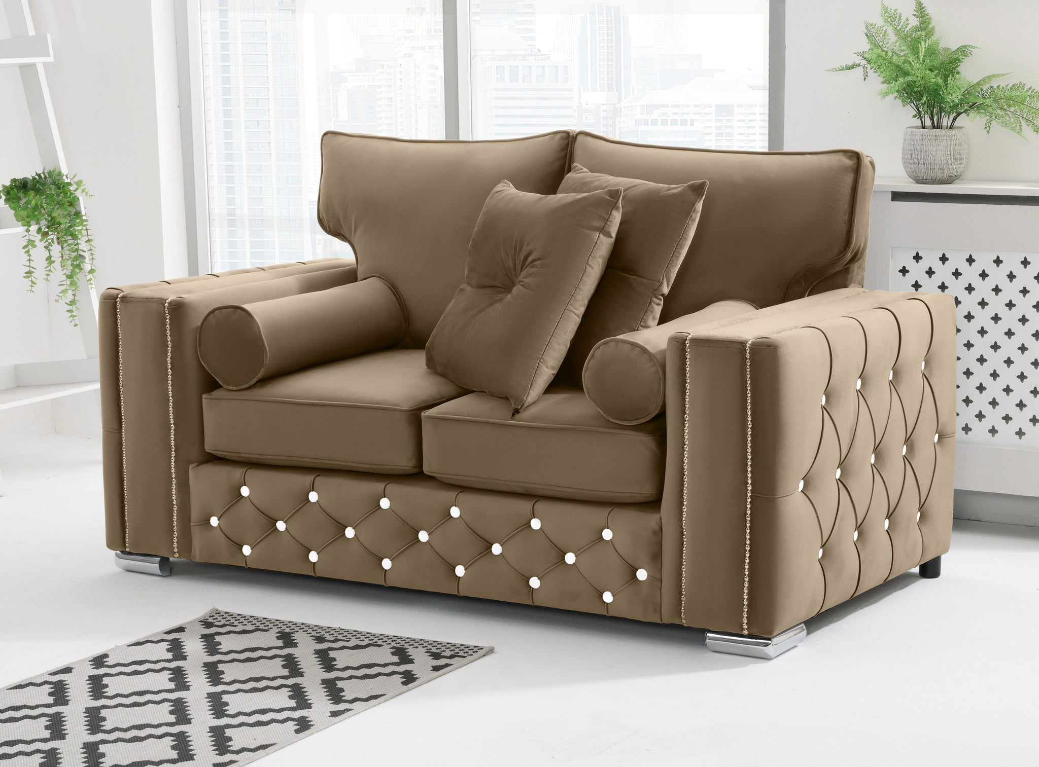 Arlo 3+2 Fullback + Extra Cushions + Diamonds