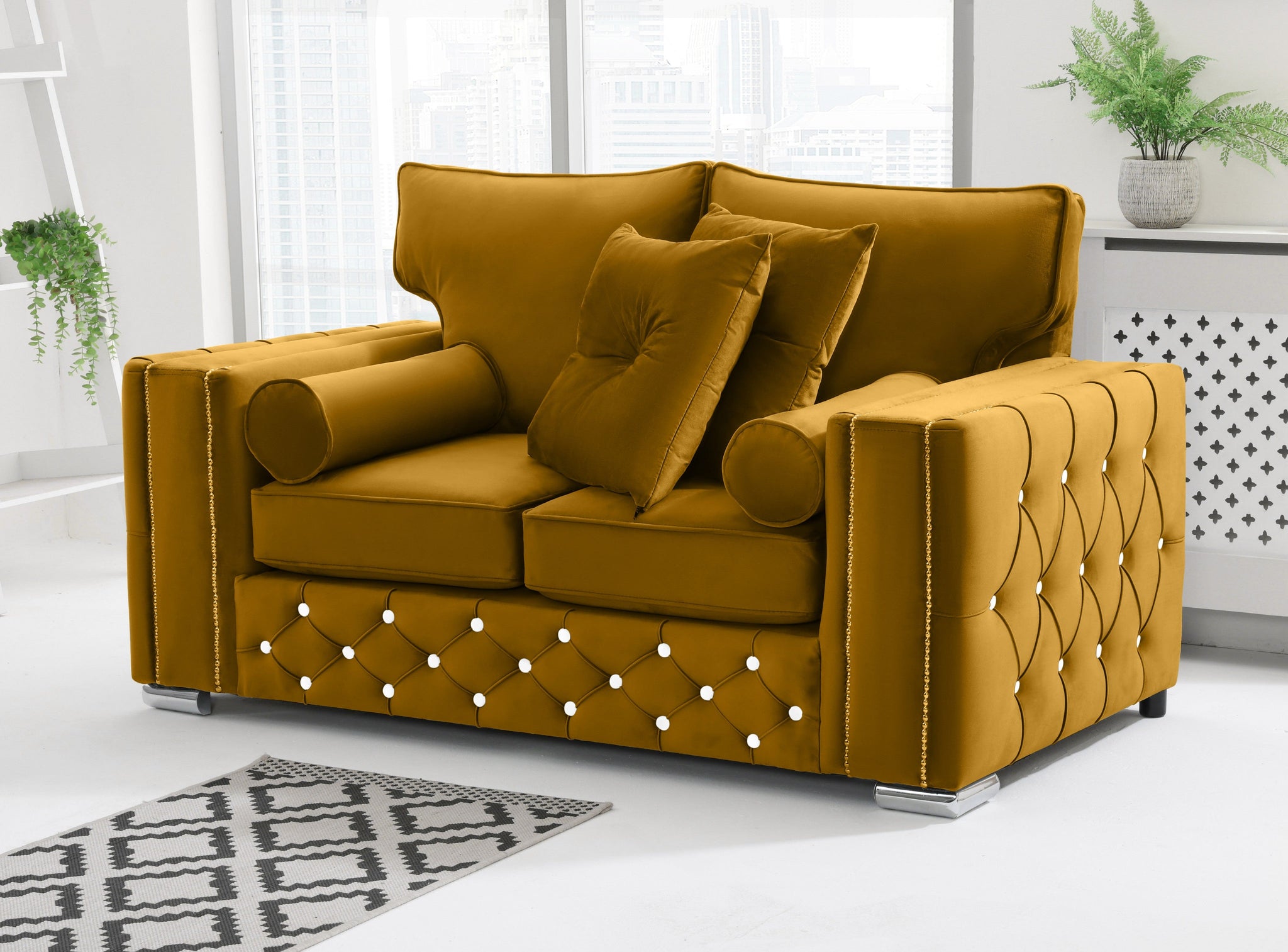 Arlo 3+2 Fullback + Extra Cushions + Diamonds
