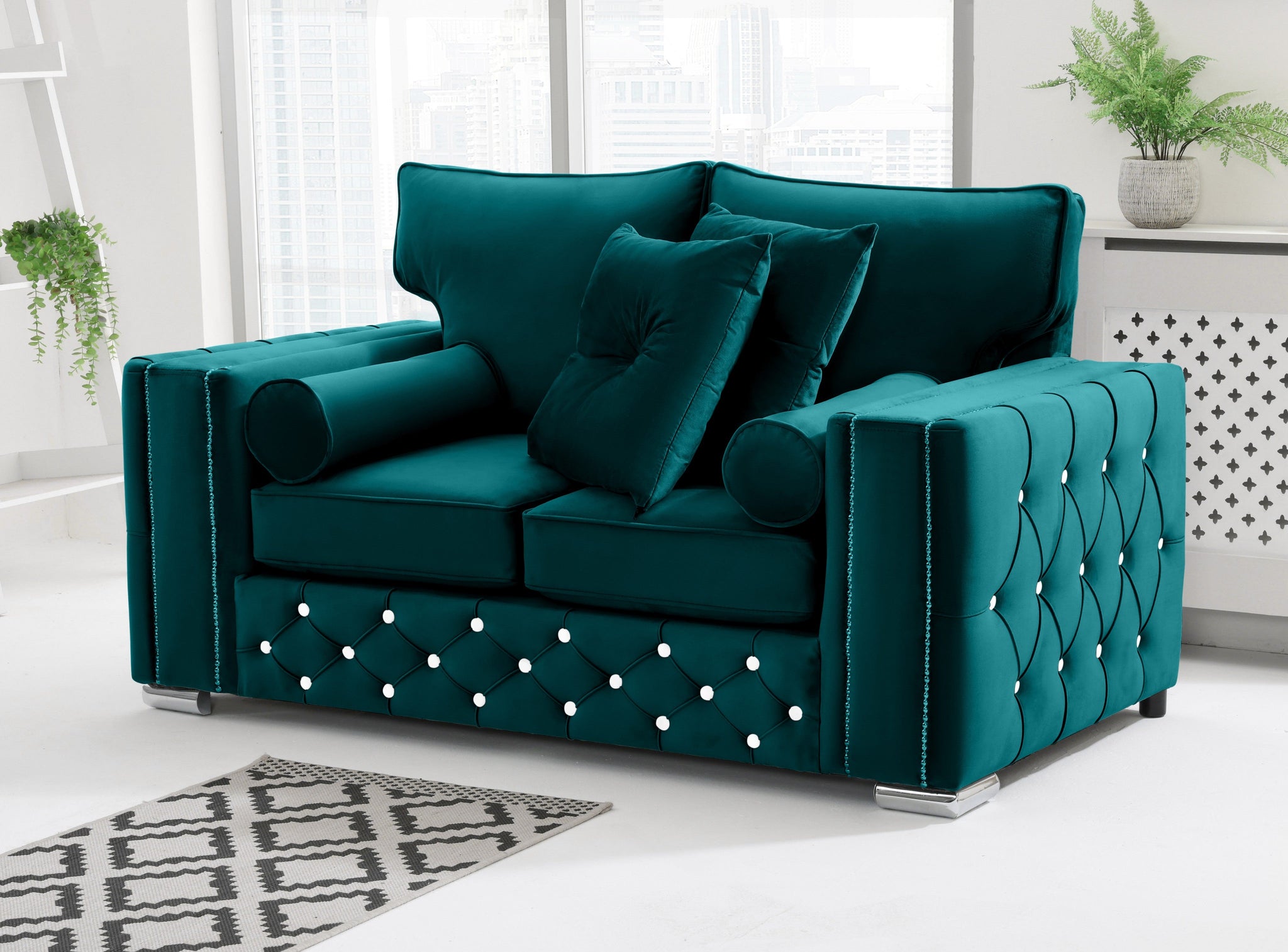 Arlo 3+2 Fullback + Extra Cushions + Diamonds