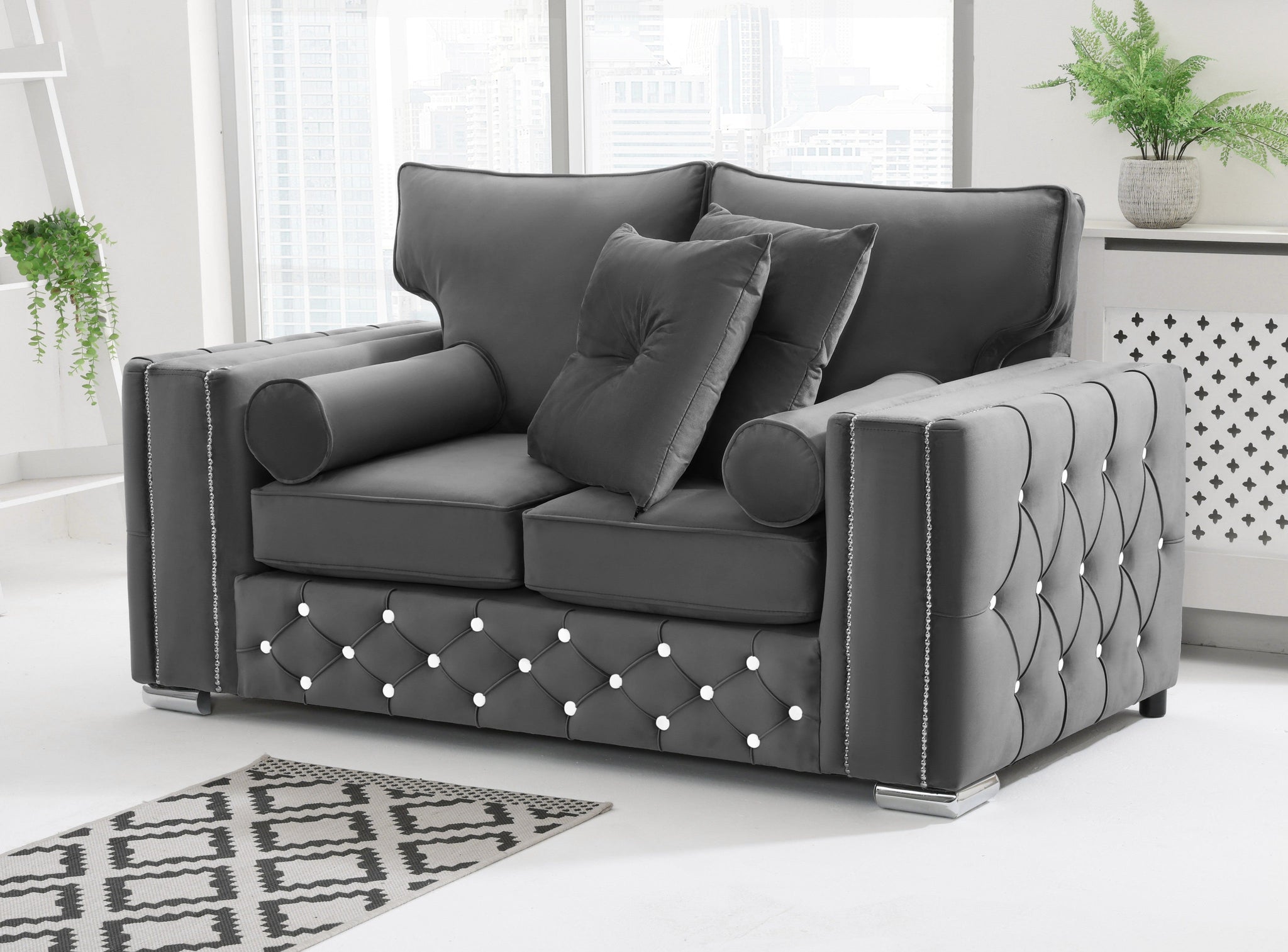 Arlo 3+2 Fullback + Extra Cushions + Diamonds