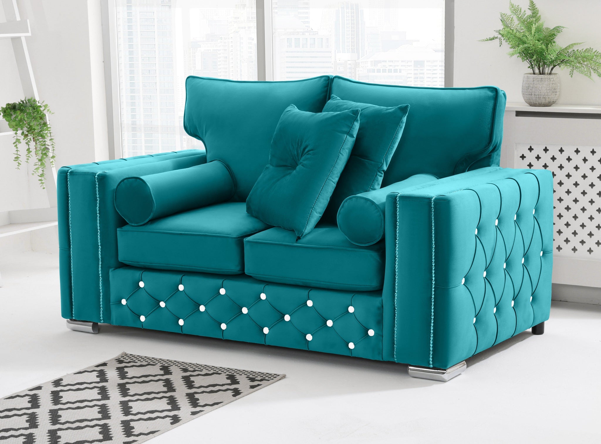 Arlo 3+2 Fullback + Extra Cushions + Diamonds