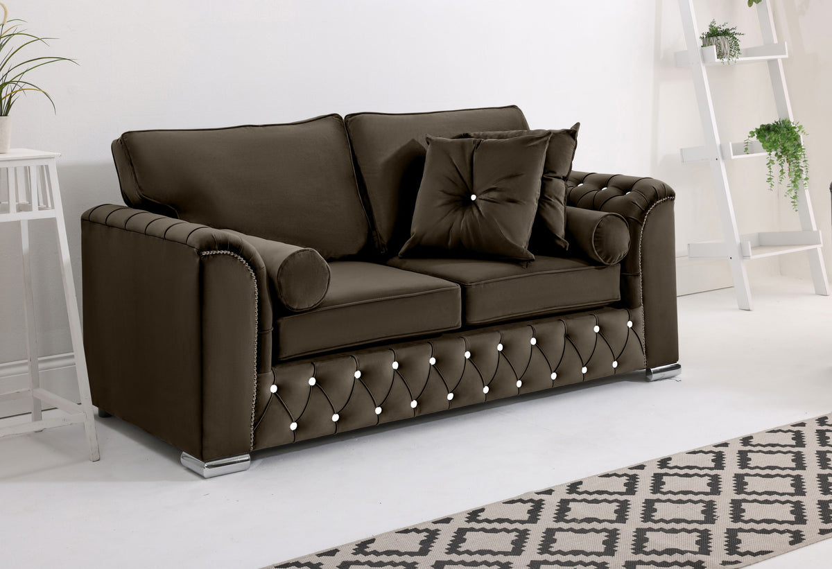 Serene 3+2 Fullback + Extra Cushions + Diamonds