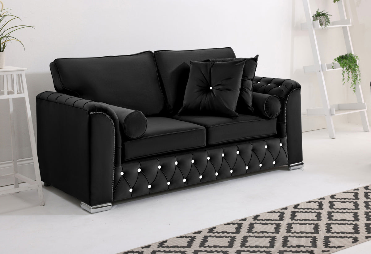 Serene 3+2 Fullback + Extra Cushions + Diamonds