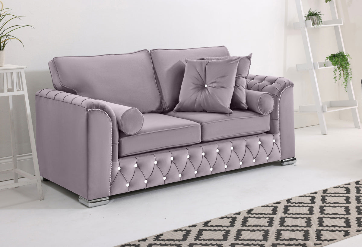 Serene 3+2 Fullback + Extra Cushions + Diamonds