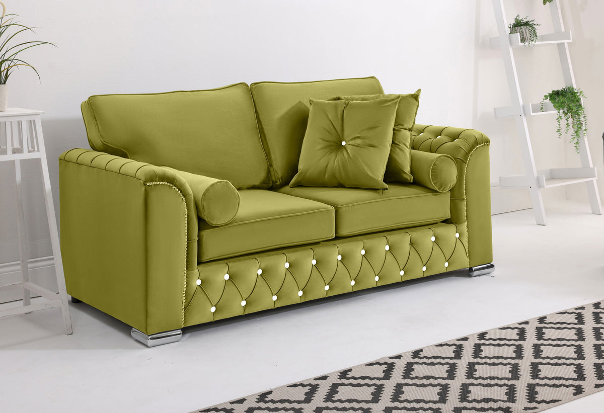 Serene 3+2 Fullback + Extra Cushions + Diamonds