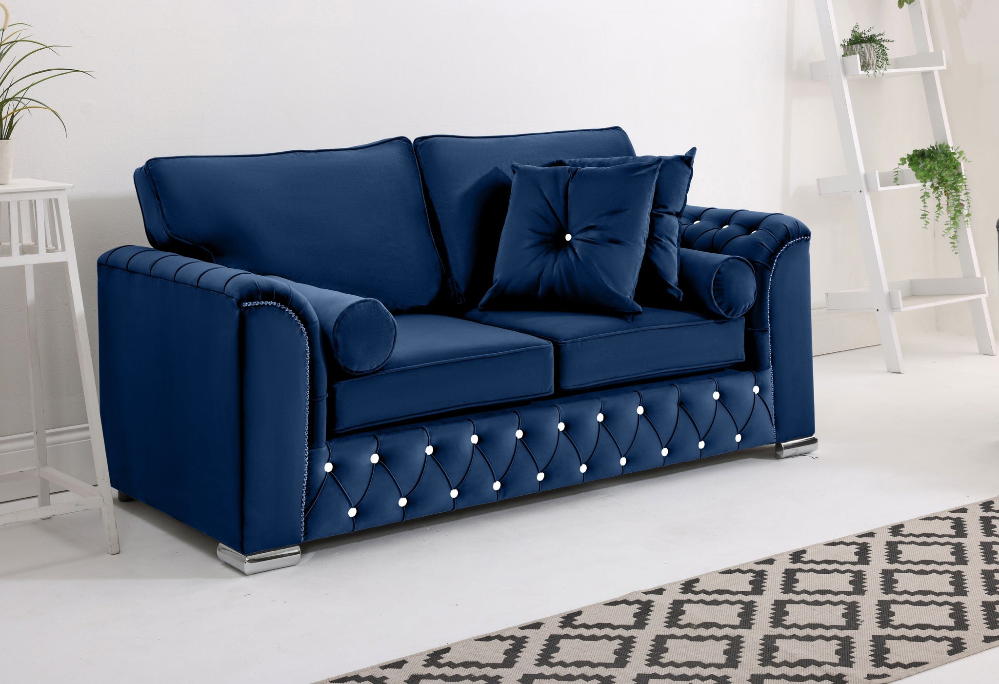 Serene 3+2 Fullback + Extra Cushions + Diamonds