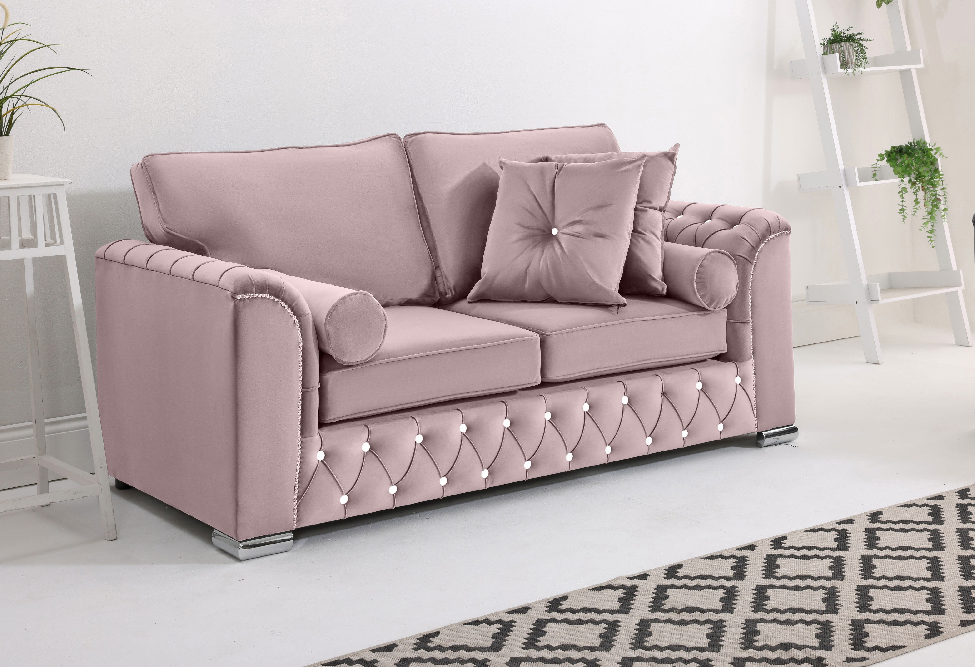 Serene 3+2 Fullback + Extra Cushions + Diamonds