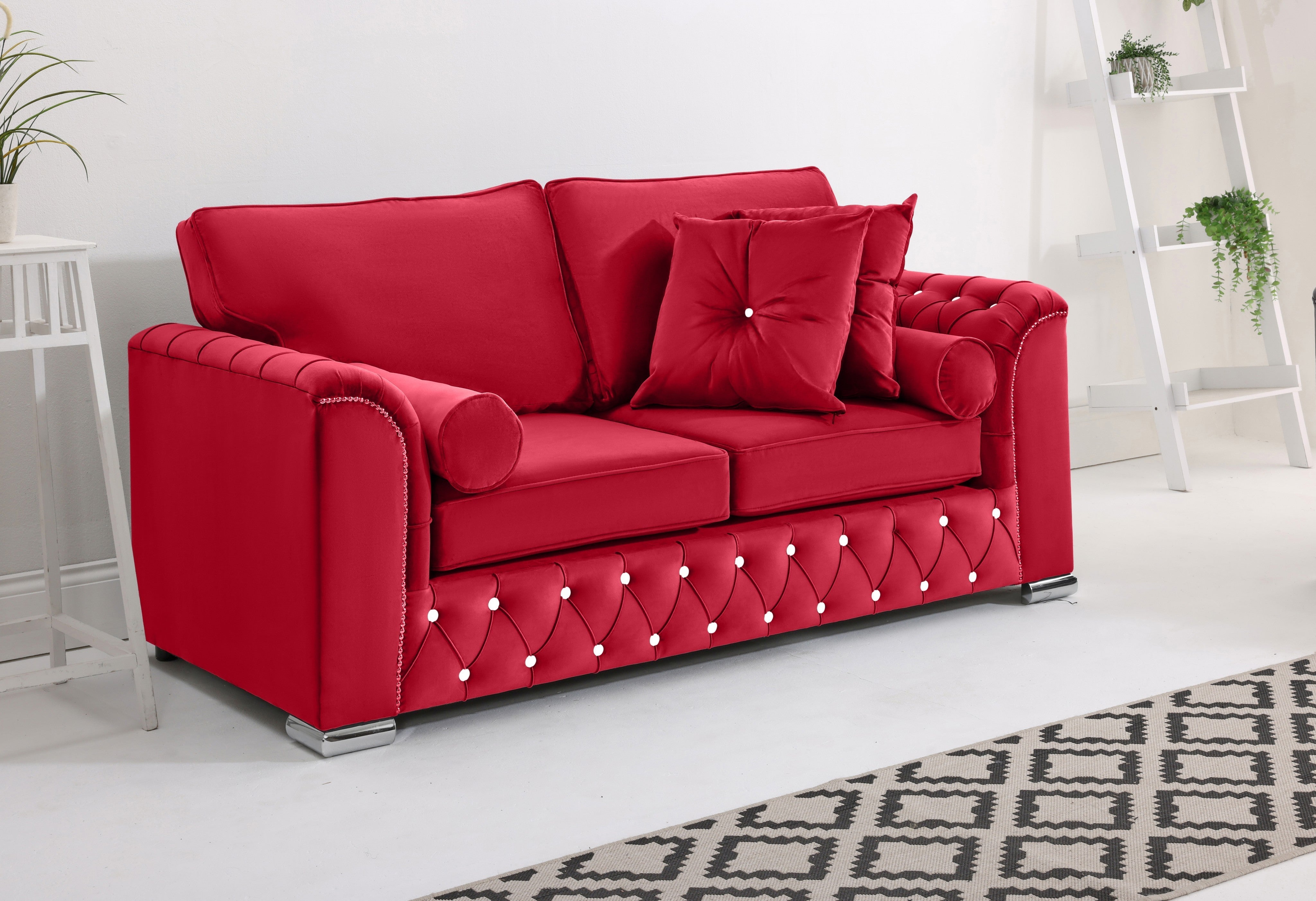Serene 3+2 Fullback + Extra Cushions + Diamonds