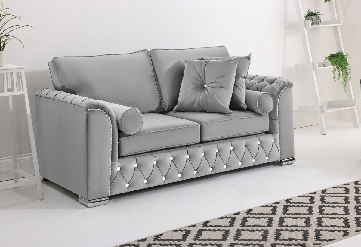 Serene 3+2 Fullback + Extra Cushions + Diamonds