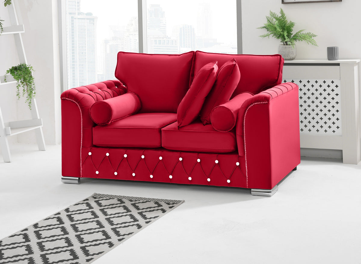 Serene 3+2 Fullback + Extra Cushions + Diamonds