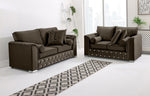 Serene 3+2 Fullback + Extra Cushions + Diamonds