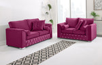 Serene 3+2 Fullback + Extra Cushions + Diamonds