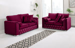 Serene 3+2 Fullback + Extra Cushions + Diamonds