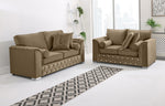 Serene 3+2 Fullback + Extra Cushions + Diamonds
