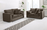 Serene 3+2 Fullback + Extra Cushions + Diamonds