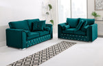 Serene 3+2 Fullback + Extra Cushions + Diamonds