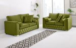 Serene 3+2 Fullback + Extra Cushions + Diamonds