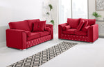 Serene 3+2 Fullback + Extra Cushions + Diamonds