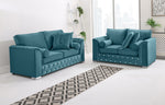 Serene 3+2 Fullback + Extra Cushions + Diamonds