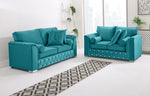 Serene 3+2 Fullback + Extra Cushions + Diamonds