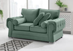Victoria Plush 3+2 Fullback + Extra Cushions + Diamonds