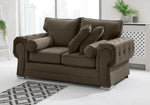 Victoria Plush 3+2 Fullback + Extra Cushions + Diamonds