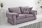 Victoria Plush 3+2 Fullback + Extra Cushions + Diamonds
