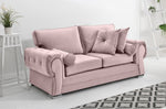 Victoria Plush 3+2 Fullback + Extra Cushions + Diamonds