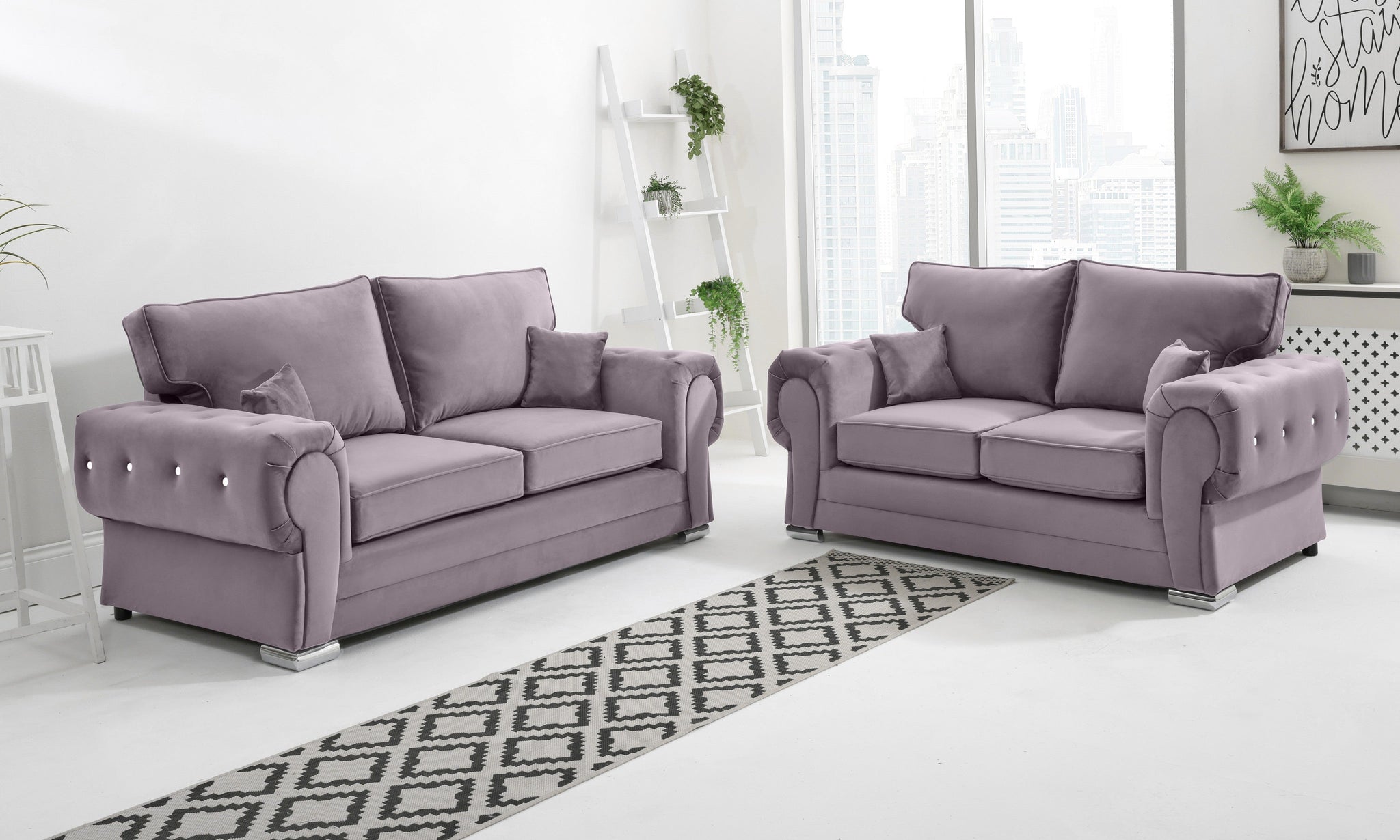 Victoria Plush  3+2 Fullback + Diamonds