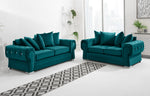 Victoria Plush 3+2 Scatterback + Diamonds