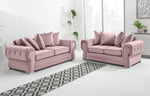 Victoria Plush 3+2 Scatterback + Diamonds