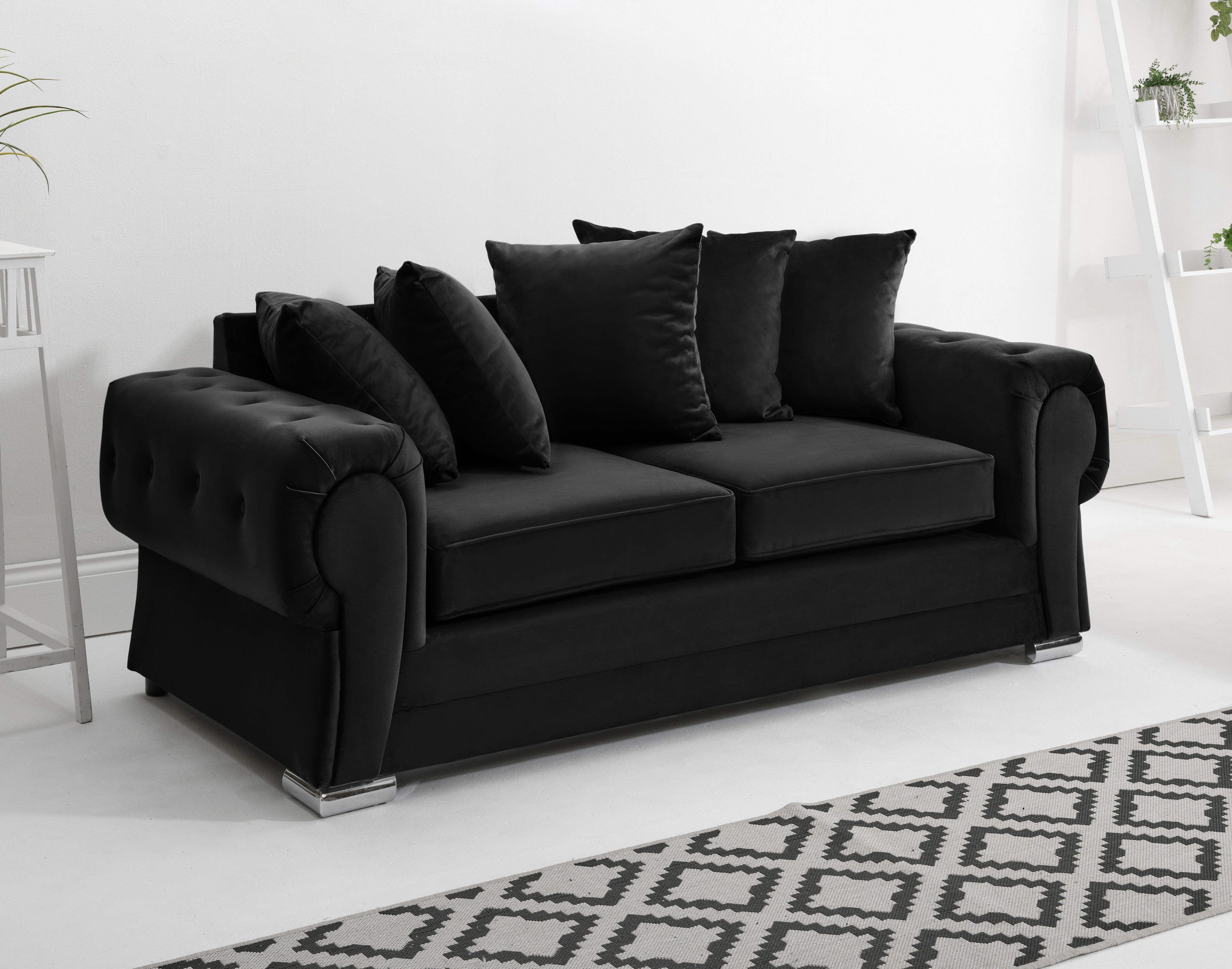 Victoria Plush 3+2 Scatterback + Diamonds