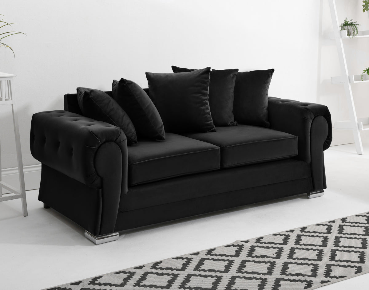 Victoria Plush 3+2 Scatterback + Diamonds