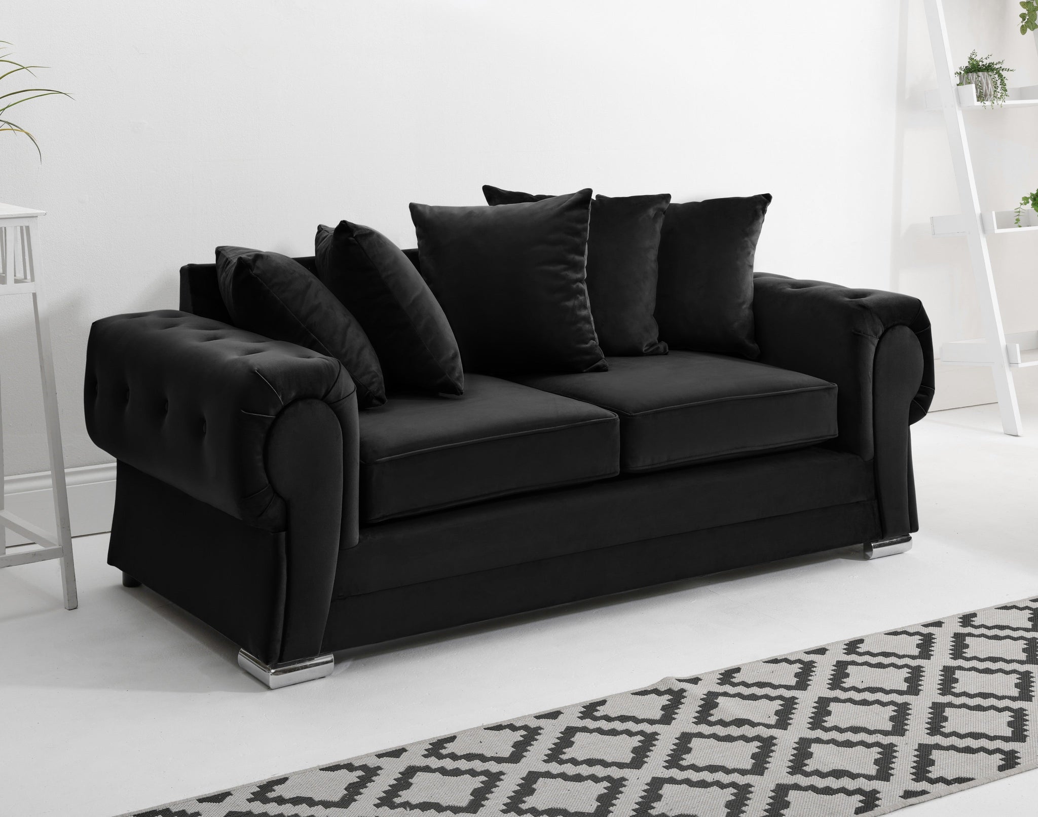 Victoria Plush 3+2 Scatterback + Diamonds