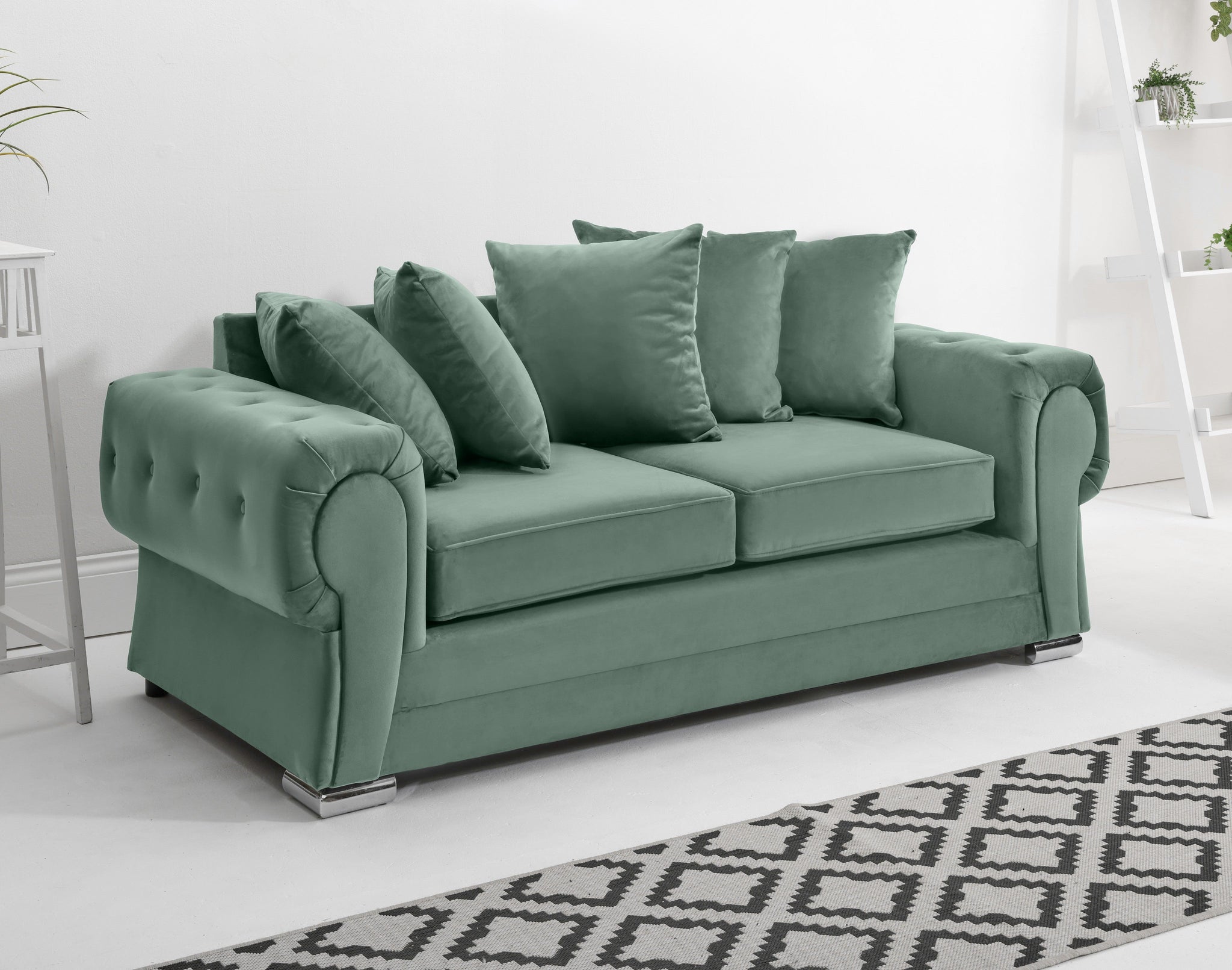 Victoria Plush 3+2 Scatterback + Diamonds