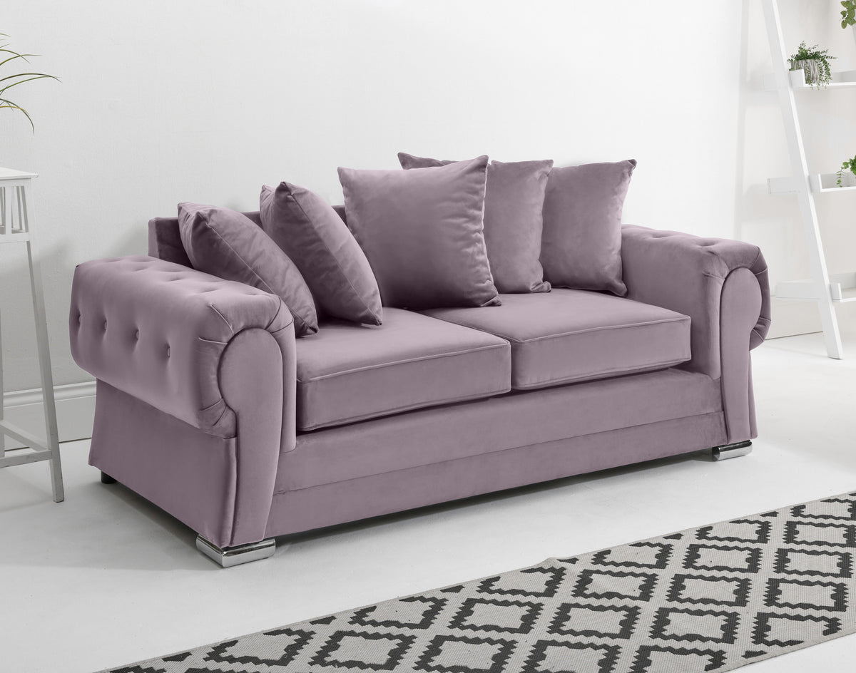 Victoria Plush 3+2 Scatterback + Diamonds