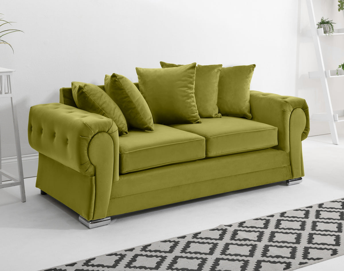 Victoria Plush 3+2 Scatterback + Diamonds