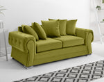 Victoria Plush 3+2 Scatterback + Diamonds