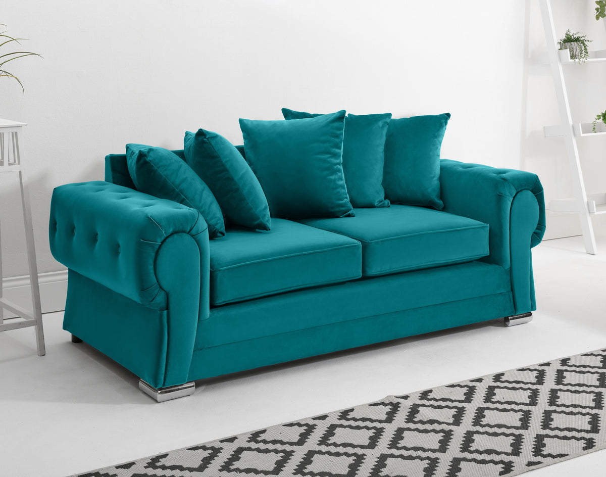 Victoria Plush 3+2 Scatterback + Diamonds