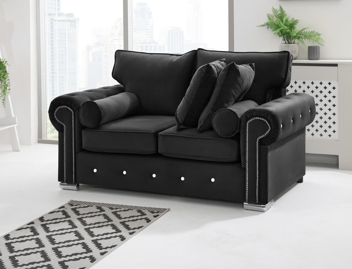 Vienna 3+2 Fullback + Extra Cushions + Diamonds