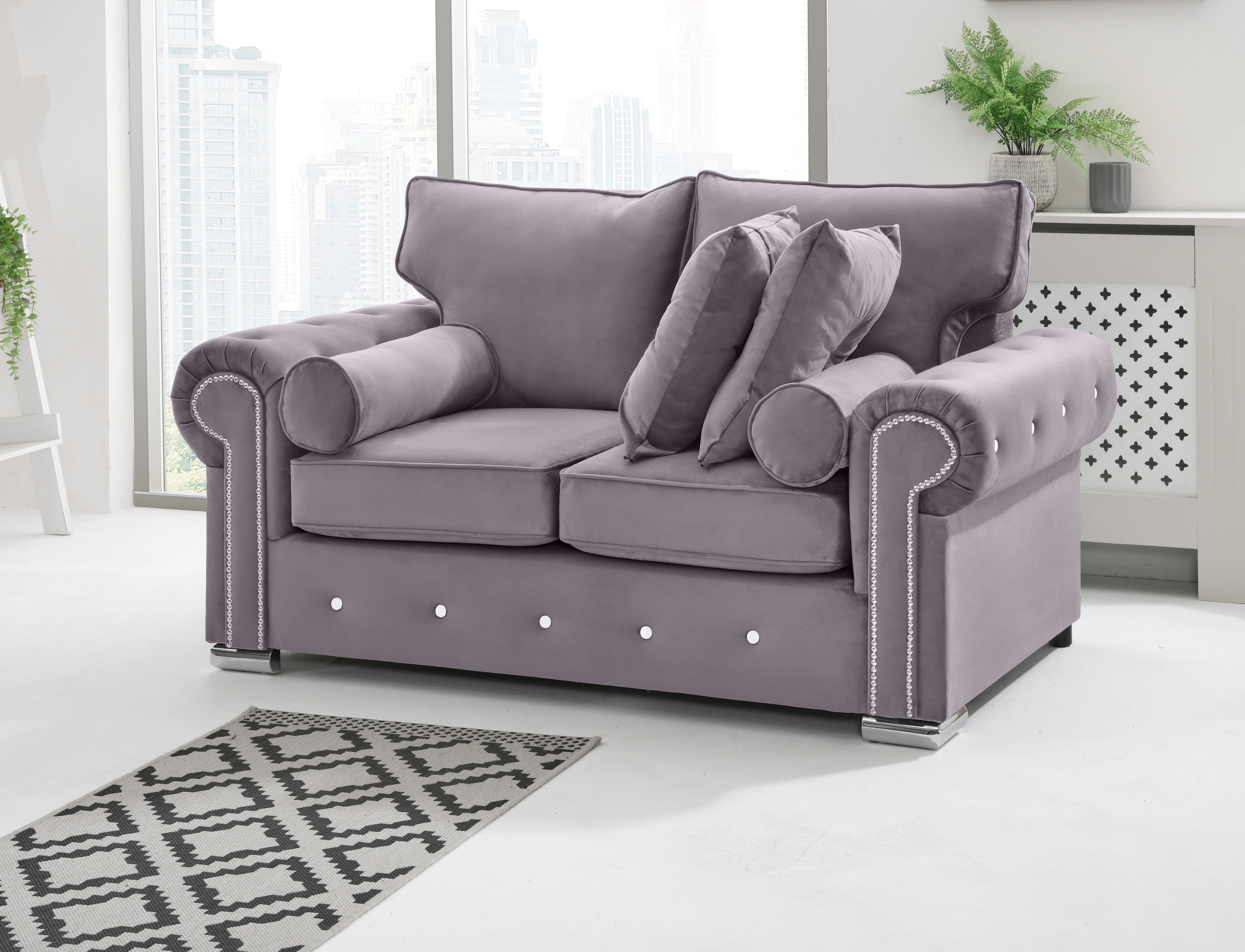Vienna 3+2 Fullback + Extra Cushions + Diamonds